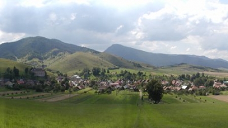 Ludrová, panoramatický pohľad z Čerien, Matkoo, public domain