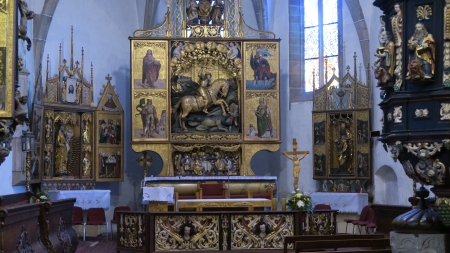 Church of St George, Spišská Sobota interior, Nxr-at, CC BY-SA 4.0