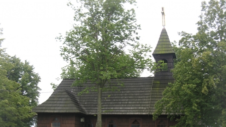 Kościół Matki Boskiej Fatimskiej na Stecówce z 1958 r., Paweł Pieńkowski, domena publiczna, Wikimedia Commons