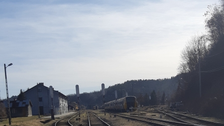 Stacja kolejowa Zagórz, fot. Anita Drąg-Rutkowska, Podkarpacka Komisja Filmowa