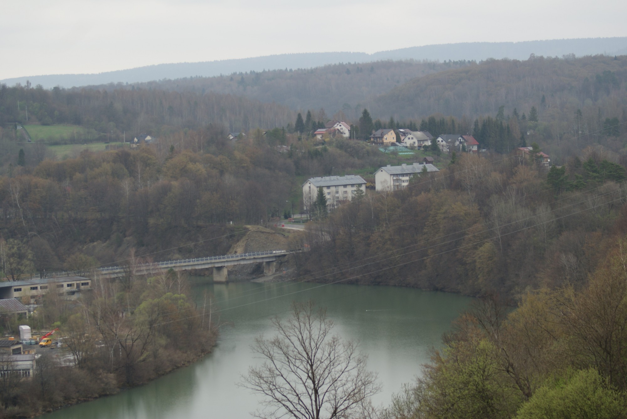 Solina, most przed zaporą, na drodze nr 895, fot. Anita Drąg-Rutkowska, Podkarpacka Komisja Filmowa